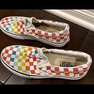 Rainbow Van Slide On Sneaker